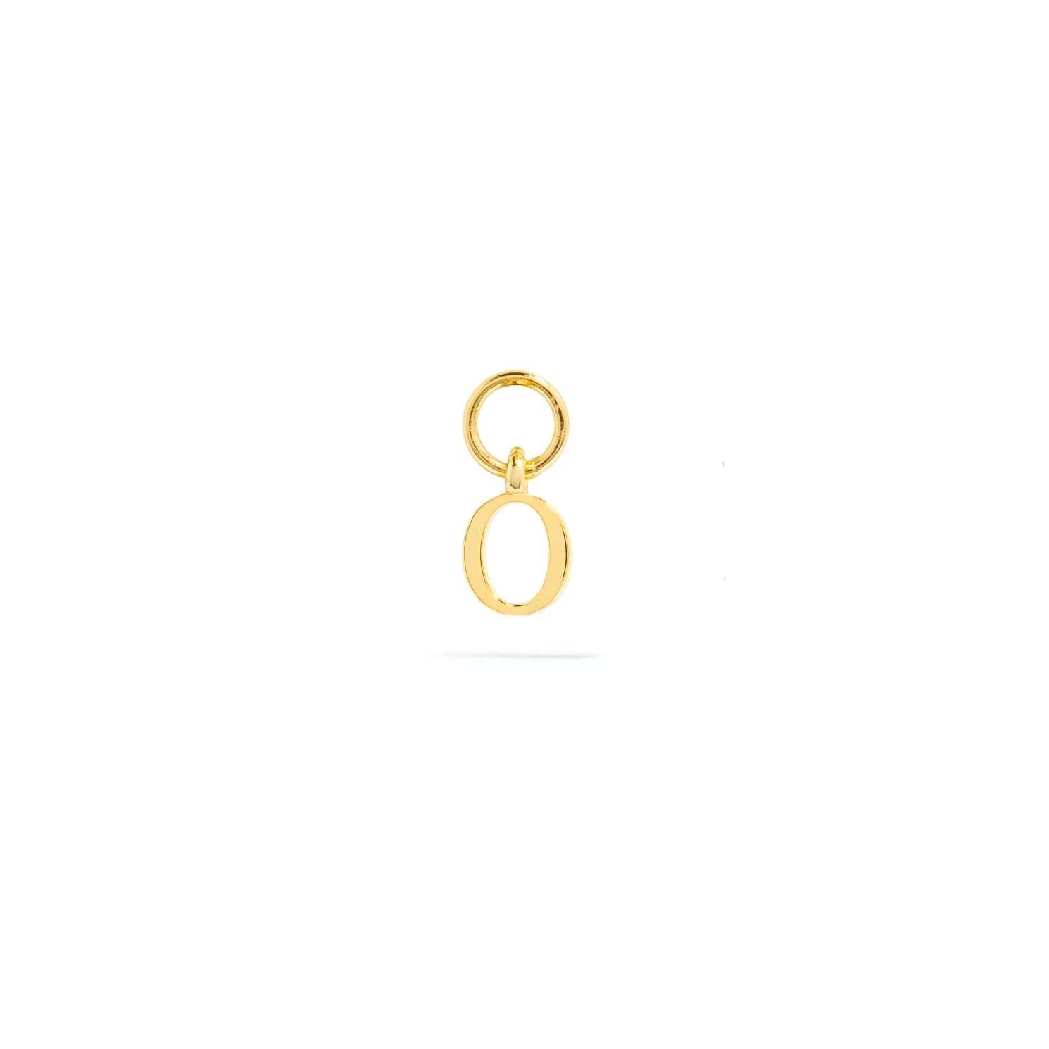 Stacey's Stories Mini Initial Hoop Charm (Gold) - Image 15