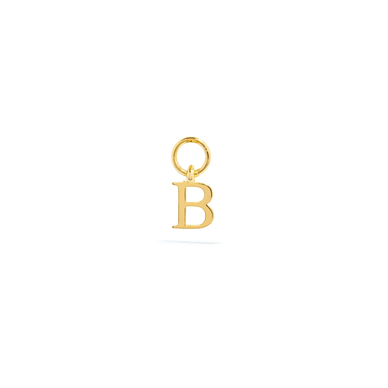 Stacey's Stories Mini Initial Hoop Charm (Gold) - Image 2