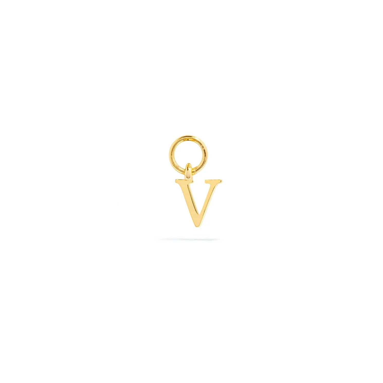 Stacey's Stories Mini Initial Hoop Charm (Gold) - Image 22