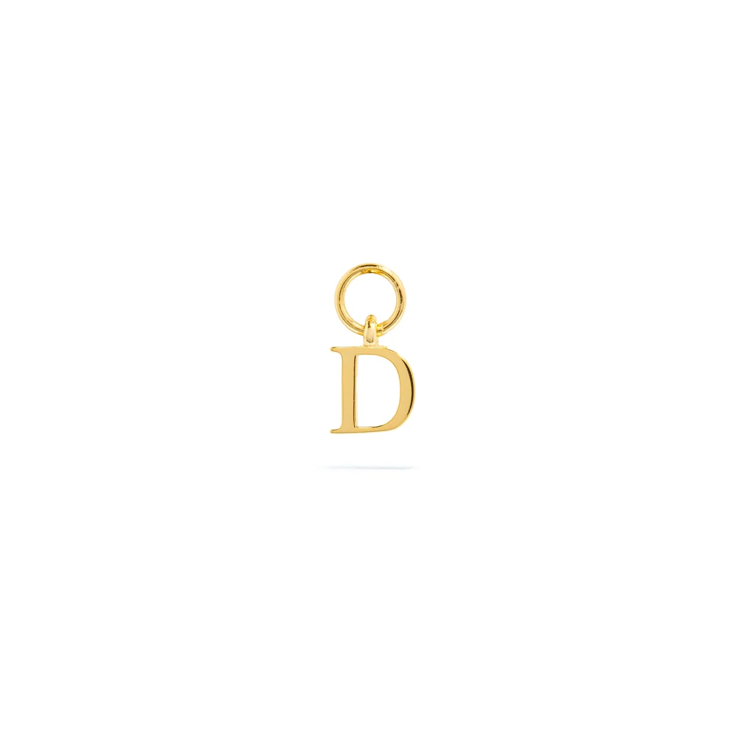 Stacey's Stories Mini Initial Hoop Charm (Gold) - Image 4