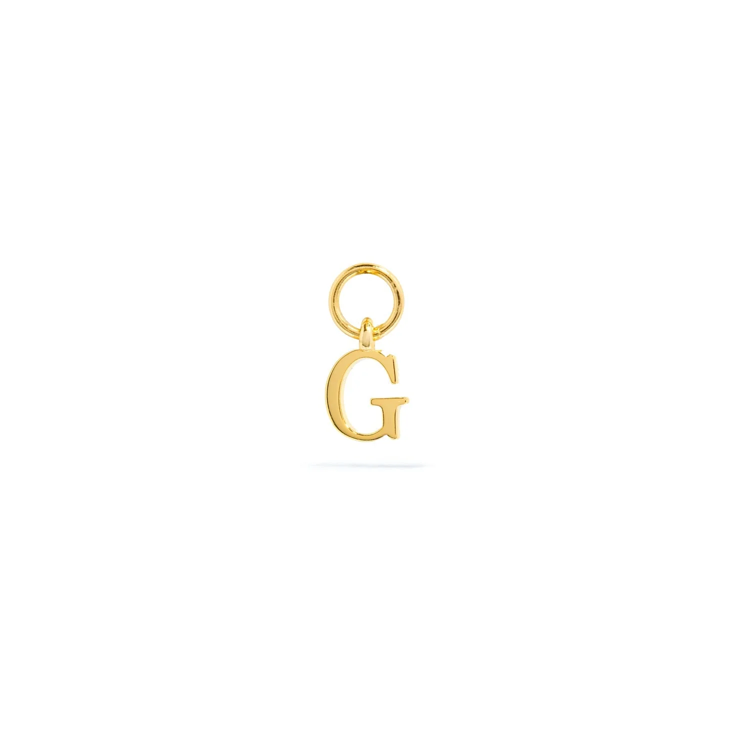 Stacey's Stories Mini Initial Hoop Charm (Gold) - Image 7