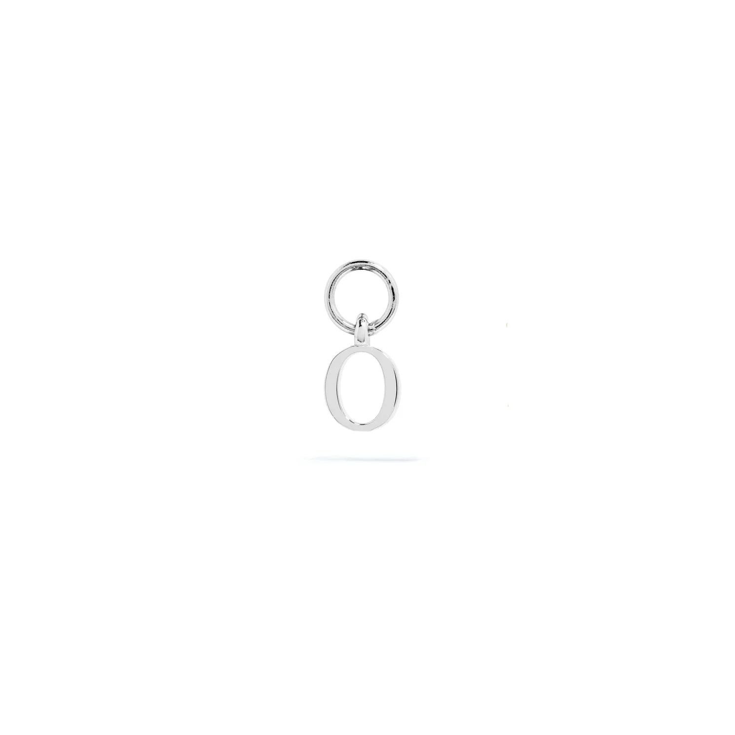 Stacey's Stories Mini Initial Hoop Charm (Silver) - Image 15