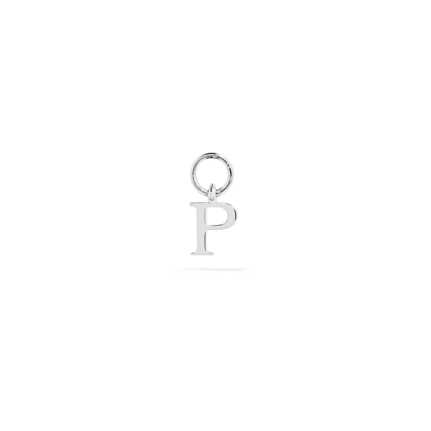 Stacey's Stories Mini Initial Hoop Charm (Silver) - Image 16
