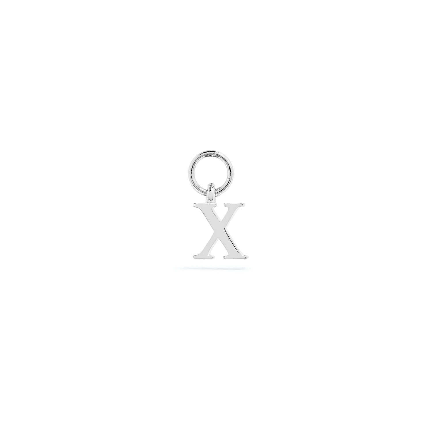 Stacey's Stories Mini Initial Hoop Charm (Silver) - Image 24