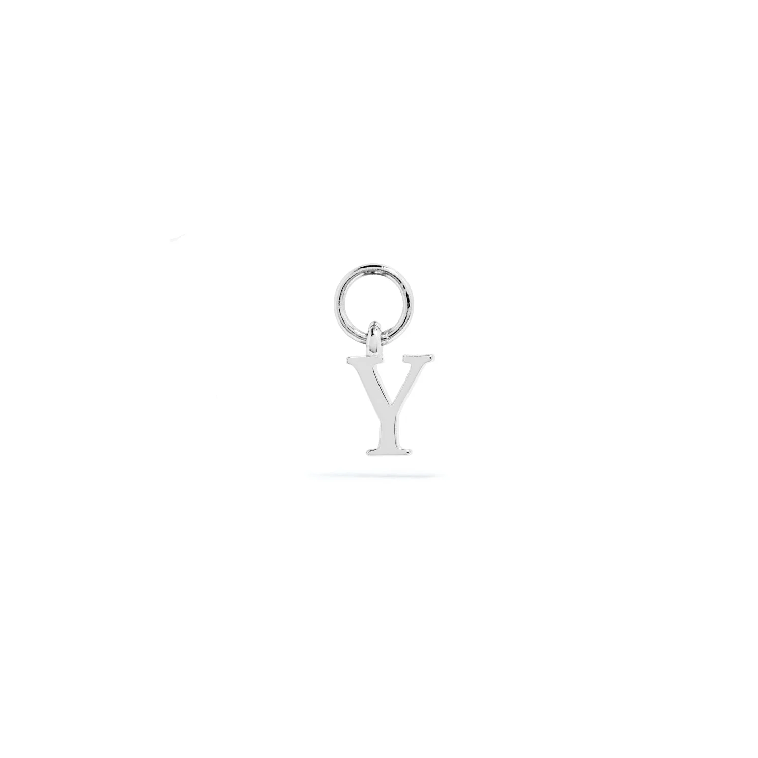Stacey's Stories Mini Initial Hoop Charm (Silver) - Image 25