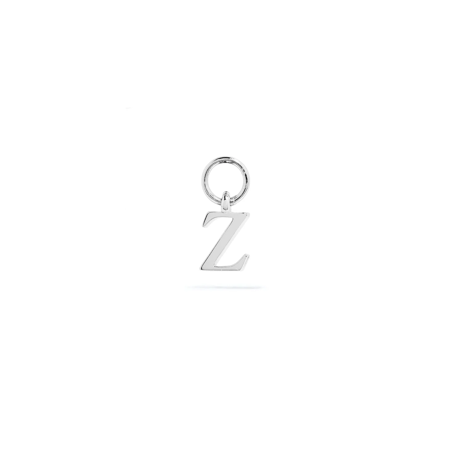 Stacey's Stories Mini Initial Hoop Charm (Silver) - Image 26