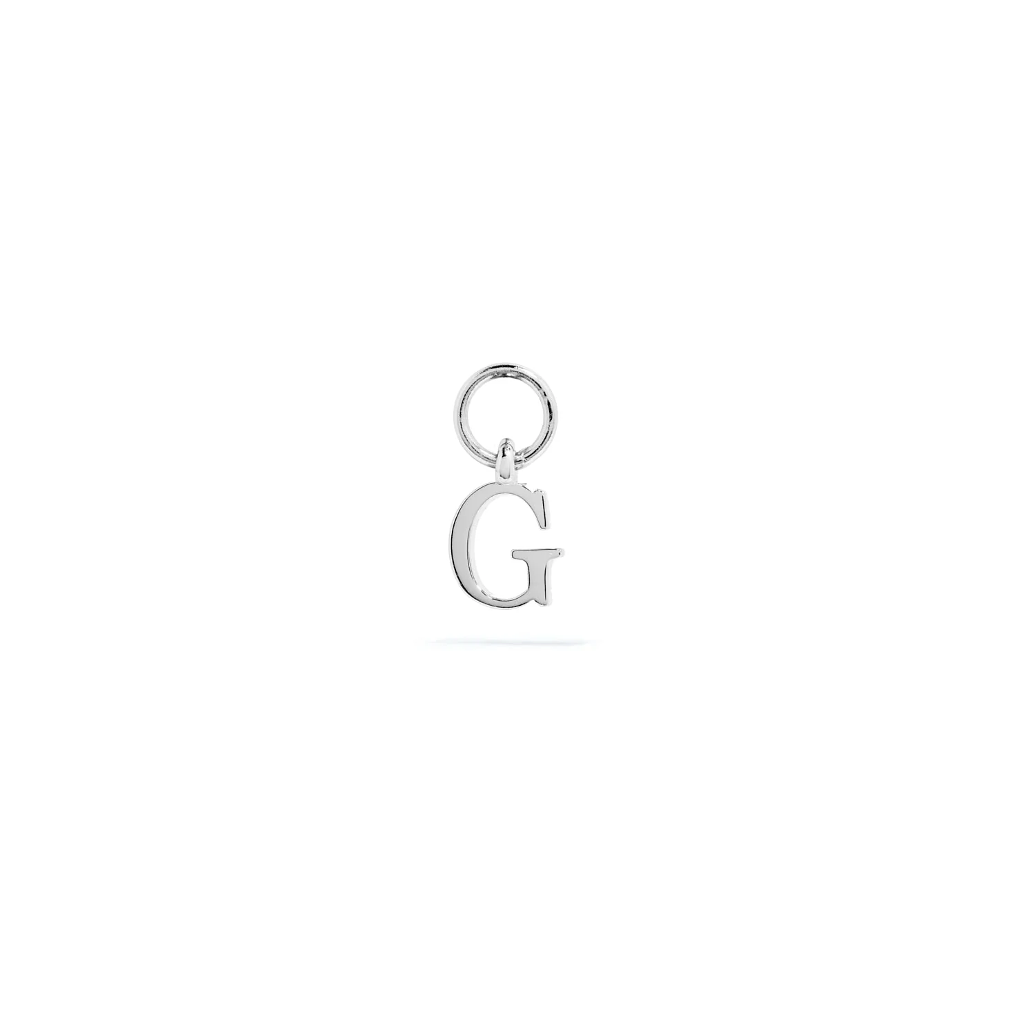 Stacey's Stories Mini Initial Hoop Charm (Silver) - Image 8