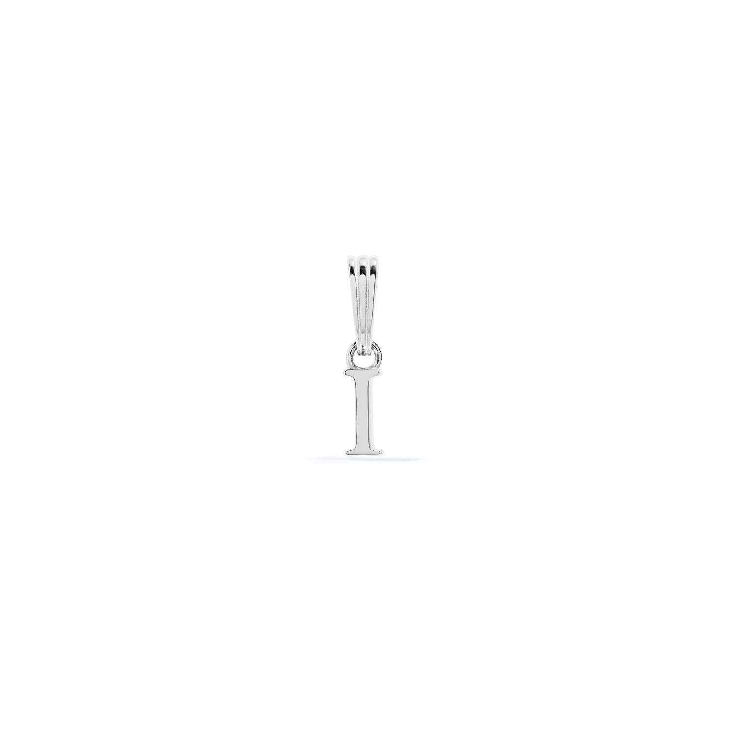 Sterling Silver Mini Initial Pendant (Silver) - Image 9