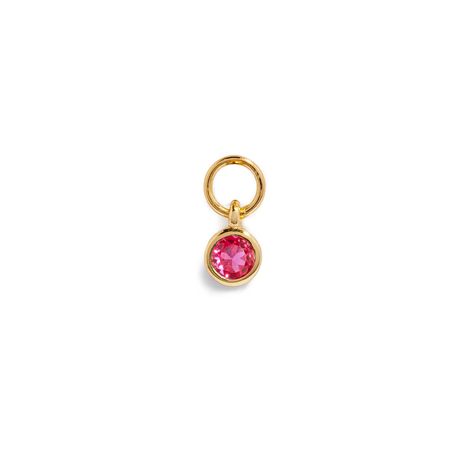 Stacey's Stories Mini Birthstone Hoop Charm (Gold) - Image 7