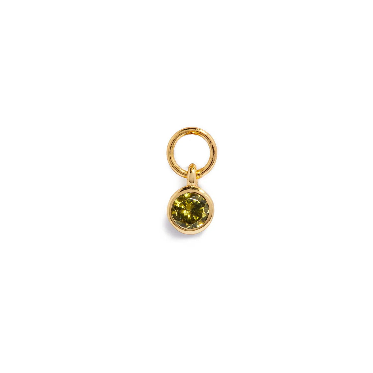 Stacey's Stories Mini Birthstone Hoop Charm (Gold) - Image 8