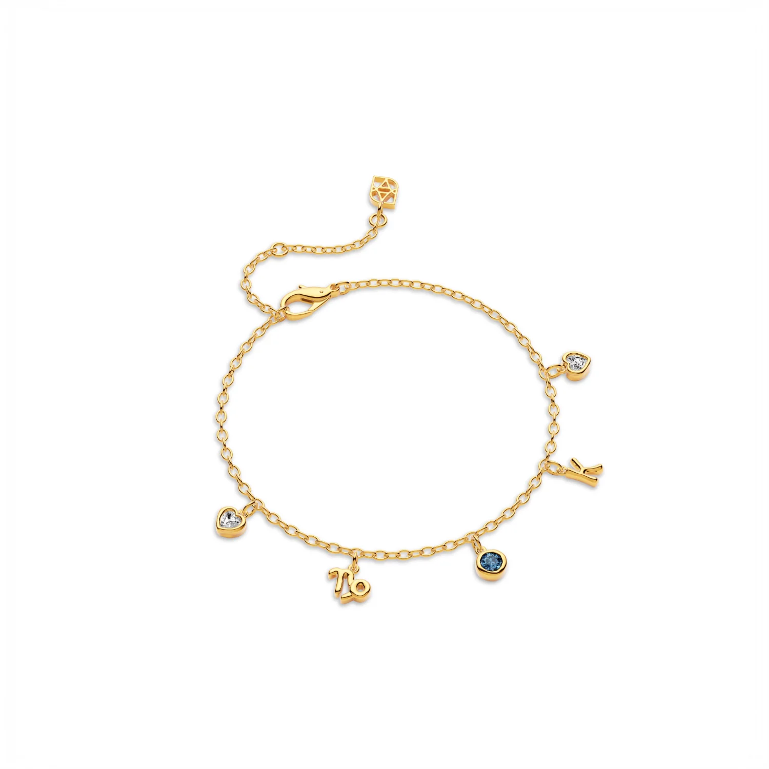 Made Mine Fine Charm Bracelet (Gold) - Image 8