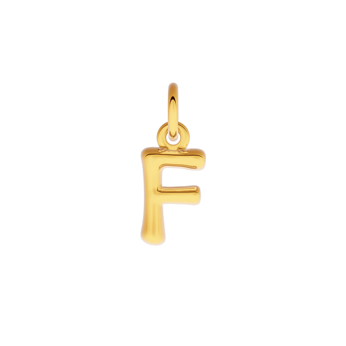 Made Mine Fine Charm - Molten Initial (Gold) - Image 8