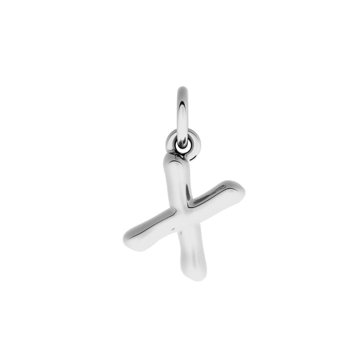 Made Mine Fine Charm - Molten Initial (Silver) - Image 5