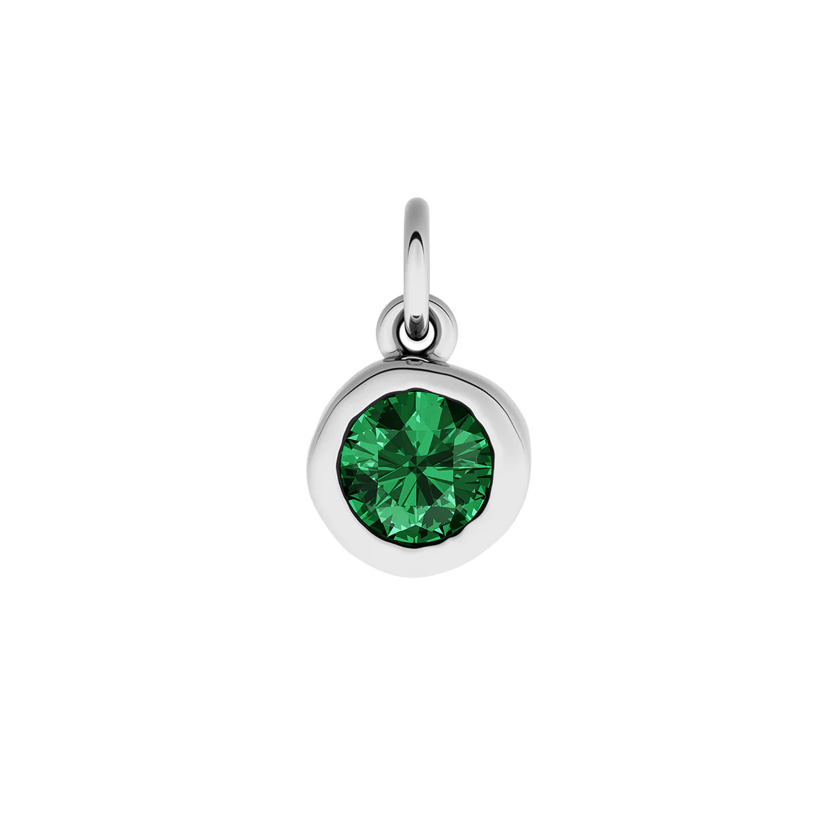Made Mine Fine Charm - Molten Round Birthstone (Silver) - Image 11