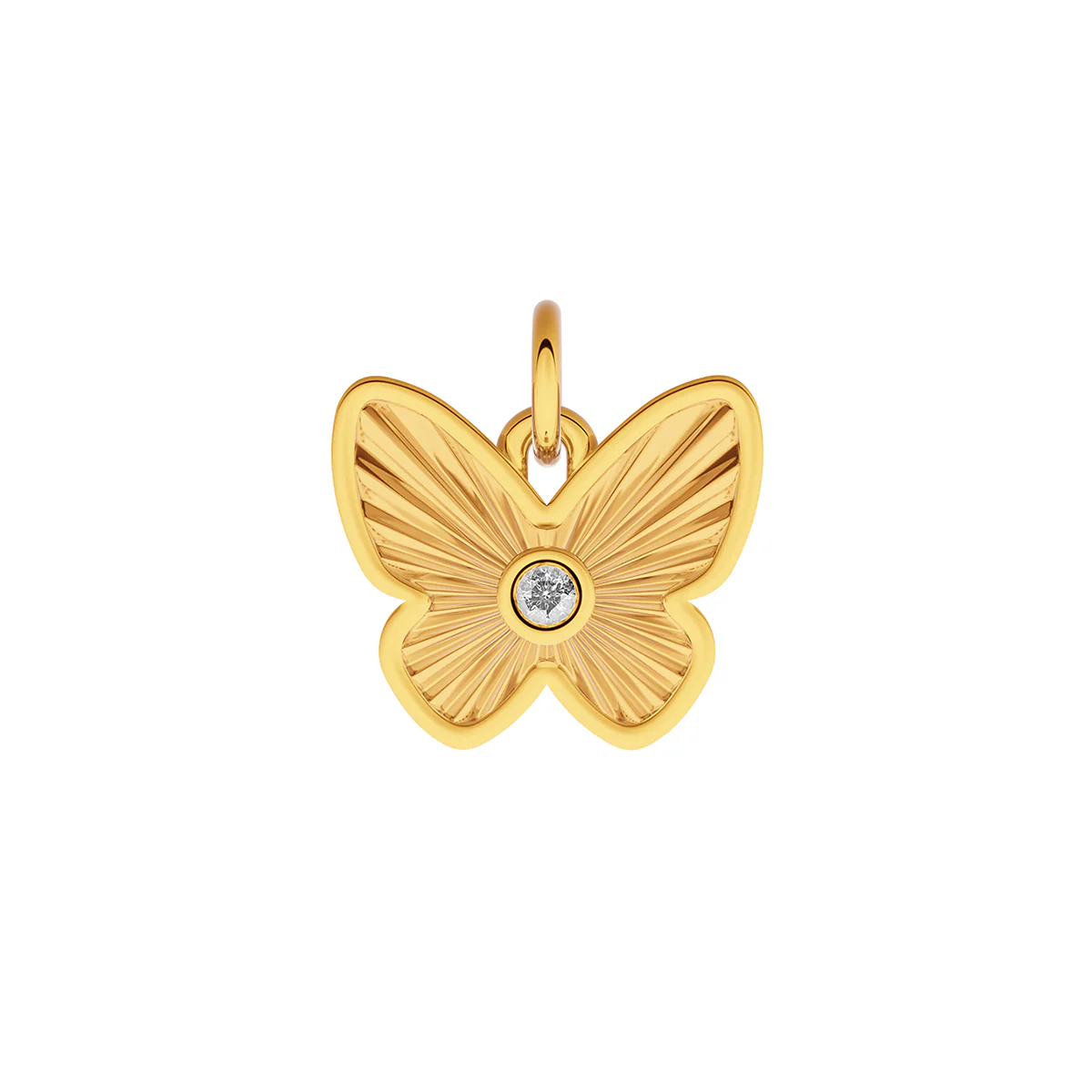 Made Mine Fine Charm - Butterfly (Gold) - Image 3