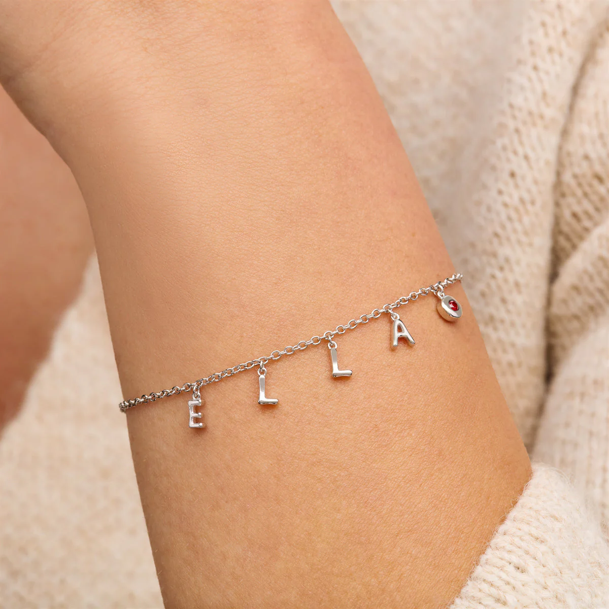Made Mine Fine Name Bracelet (Silver) - Image 2