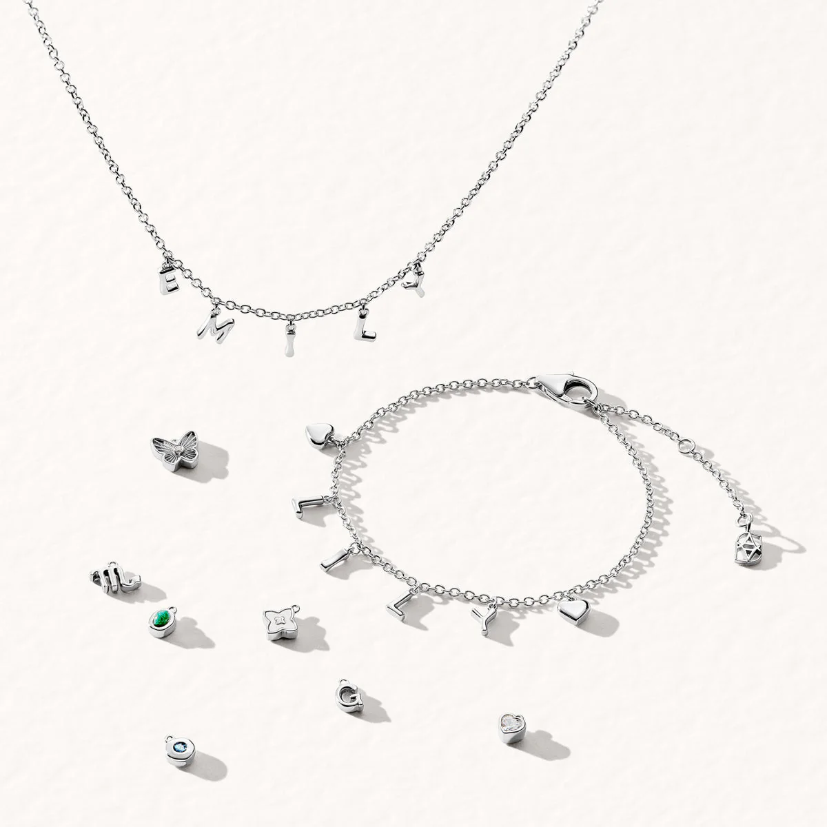Made Mine Fine Name Necklace (Silver) - Image 5