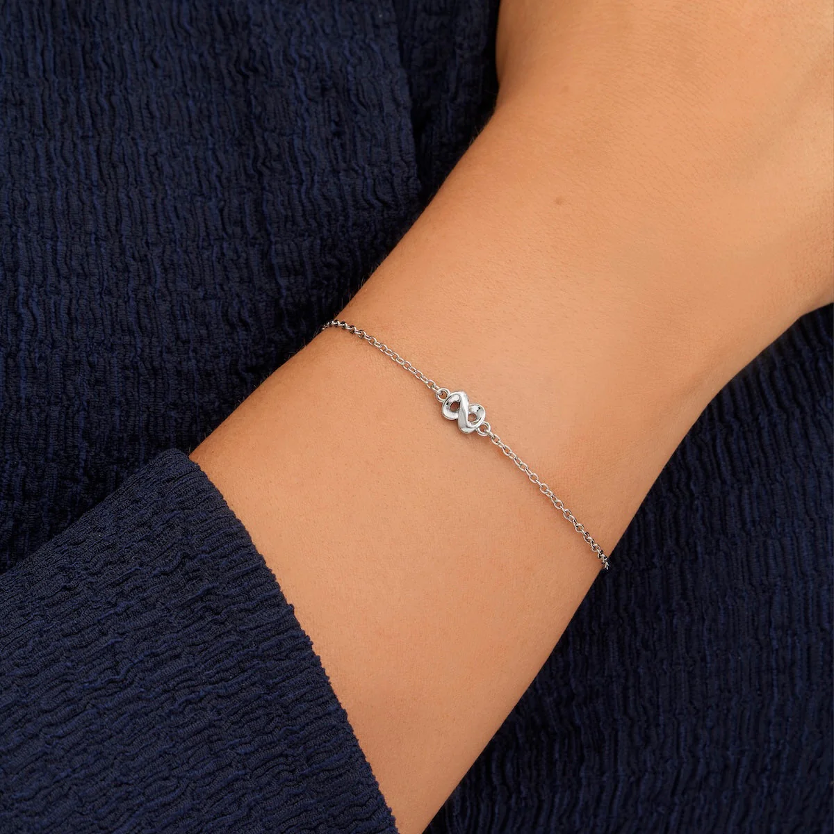 Made Mine Infinity Bracelet (Silver) - Image 2