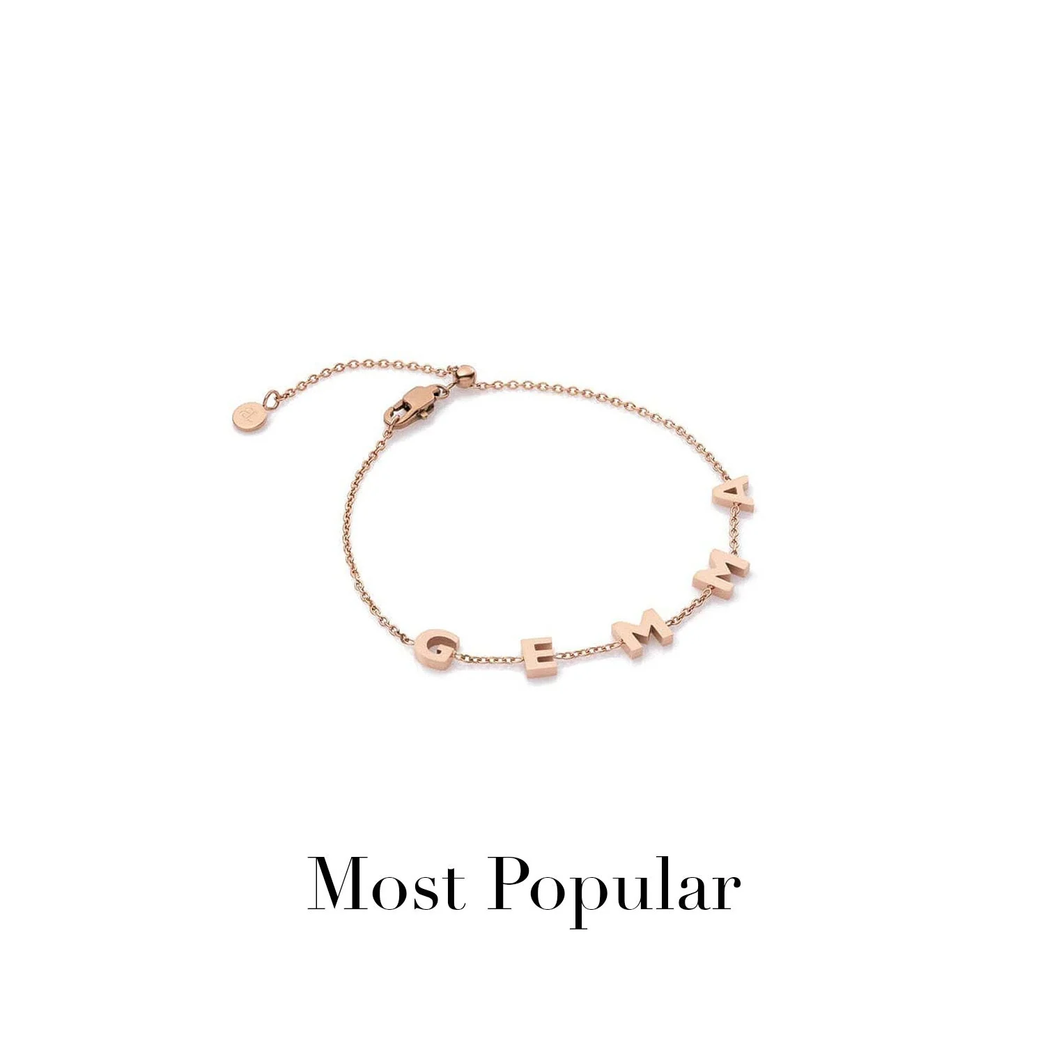 Made Mine Name Bracelet (Rose Gold) - Image 10