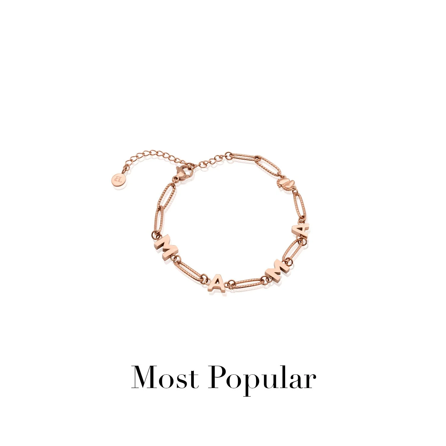 Made Mine Name Bracelet (Rose Gold) - Image 11