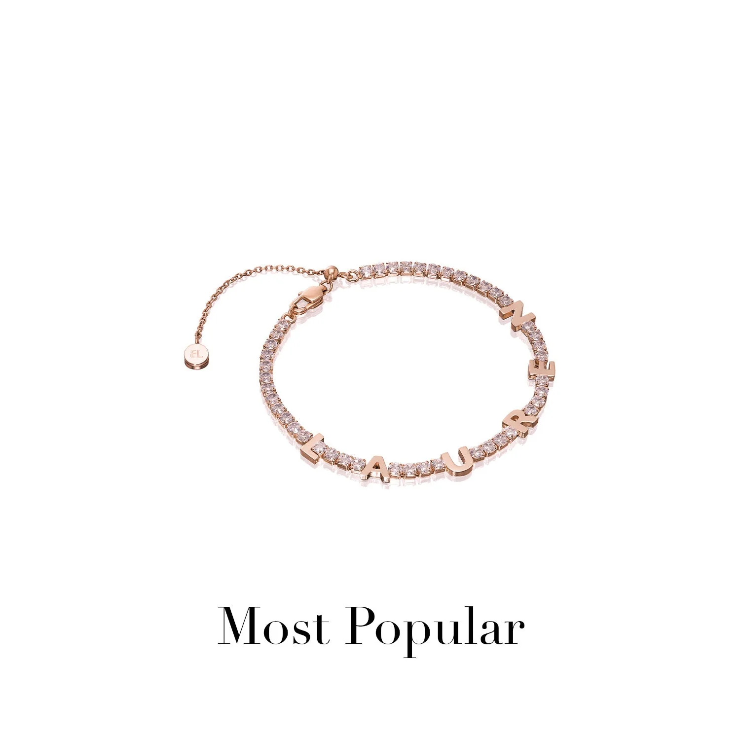 Made Mine Name Bracelet (Rose Gold) - Image 12