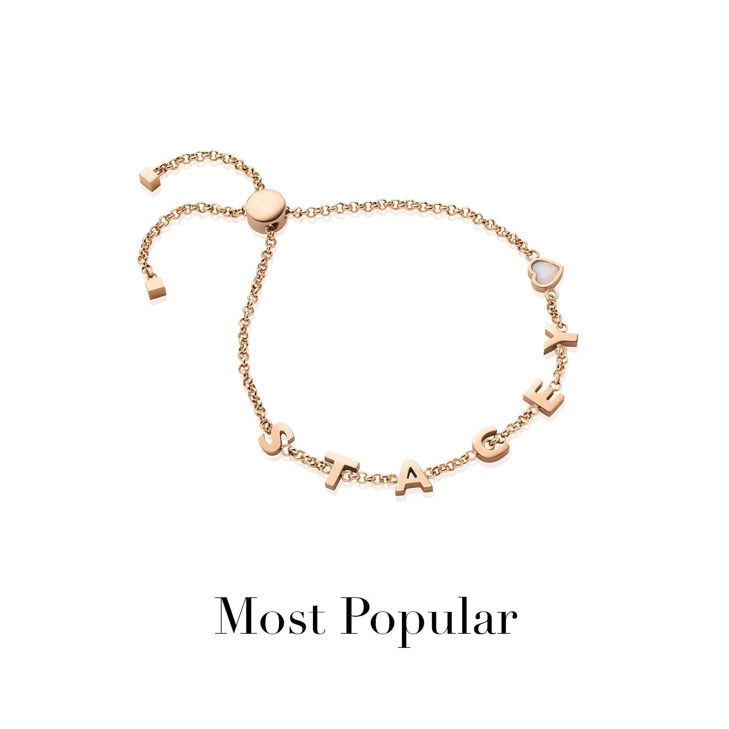 Made Mine Name Bracelet (Rose Gold) - Image 13