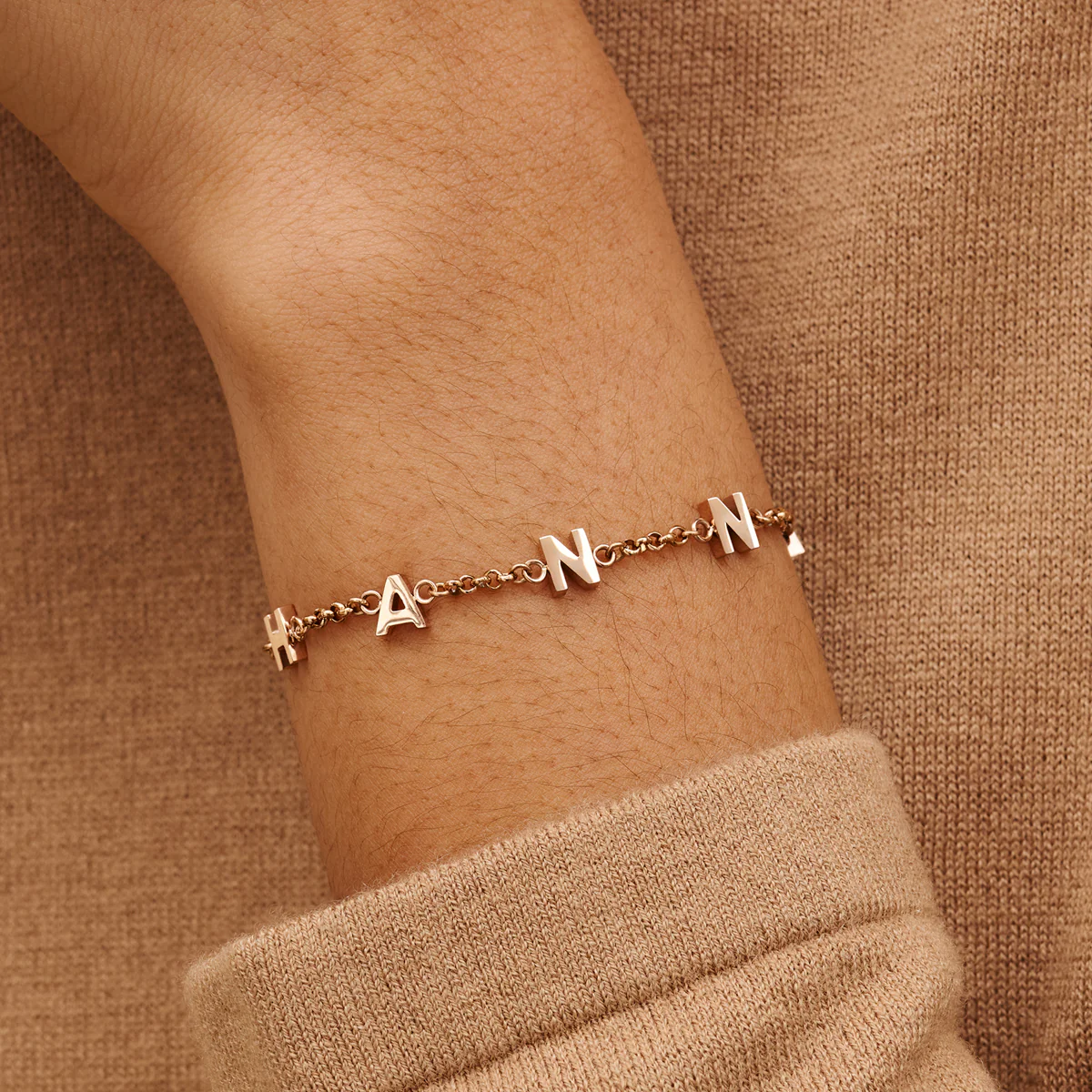 Made Mine Name Bracelet (Rose Gold) - Image 2