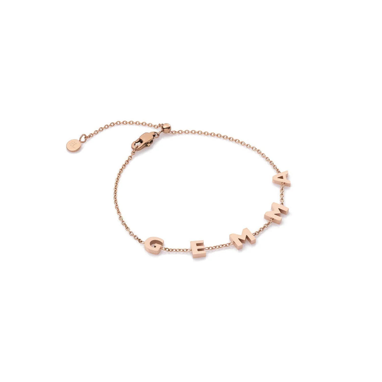 Made Mine Name Bracelet (Rose Gold) - Image 6