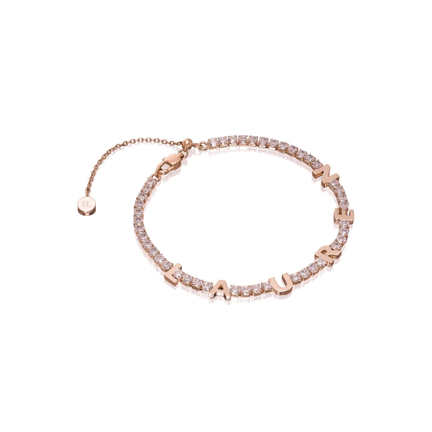 Made Mine Name Bracelet (Rose Gold) - Image 8