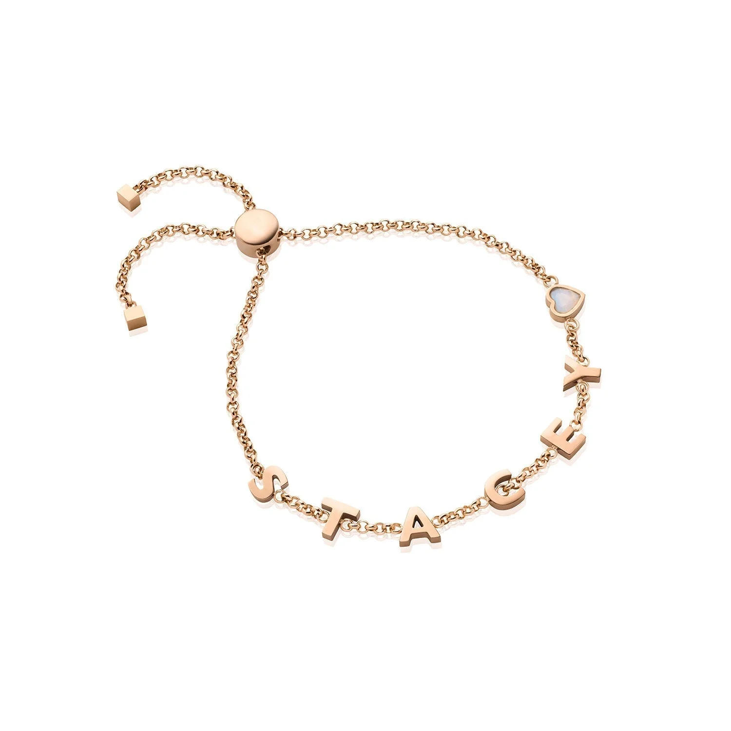 Made Mine Name Bracelet (Rose Gold) - Image 9