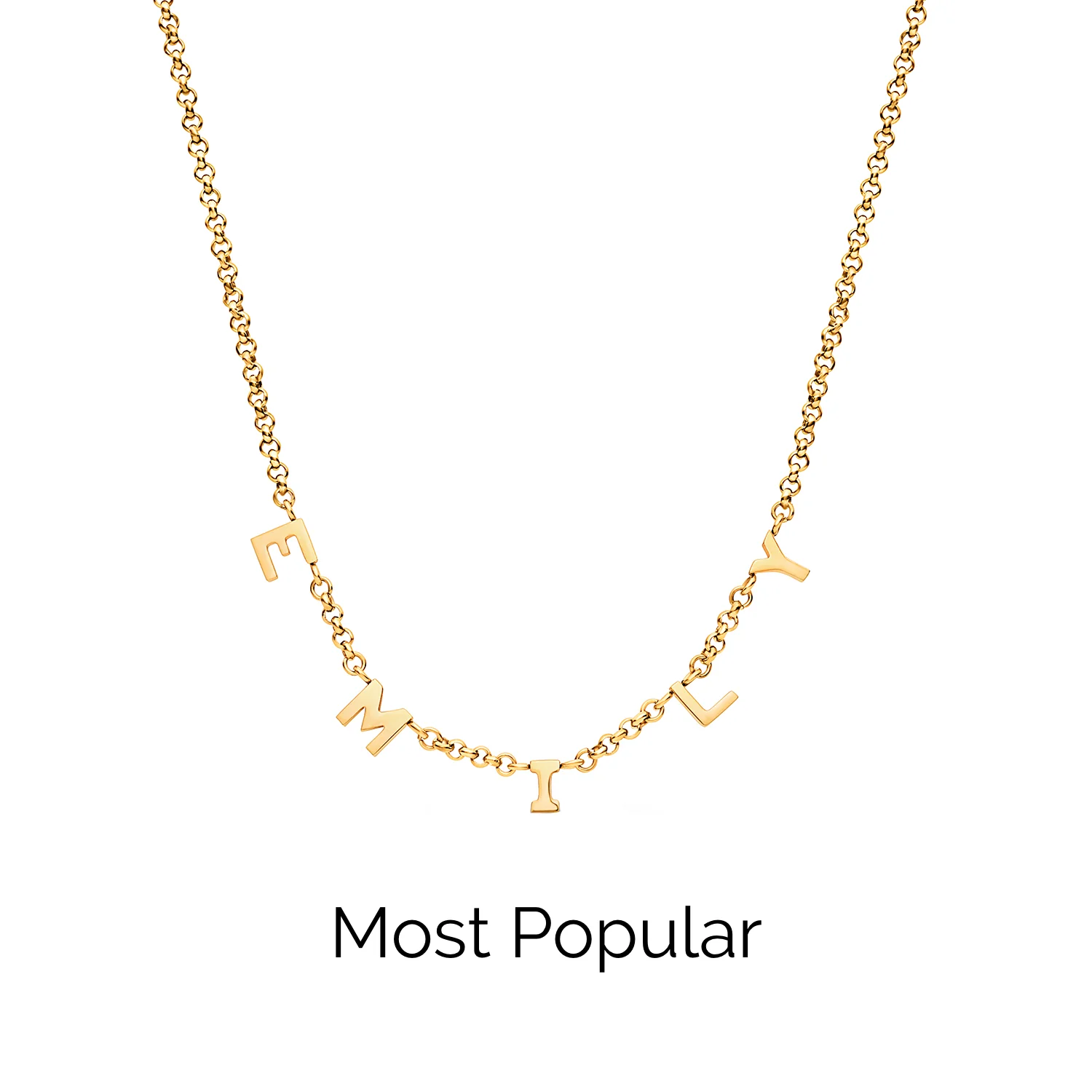 Made Mine Name Necklace (Gold) - Image 11