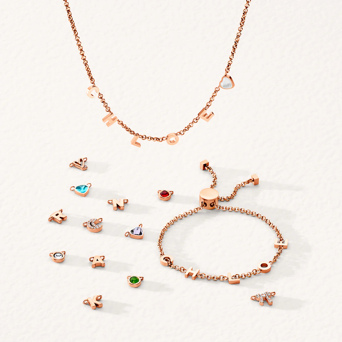 Made Mine Name Necklace - Rose Gold - Image 5
