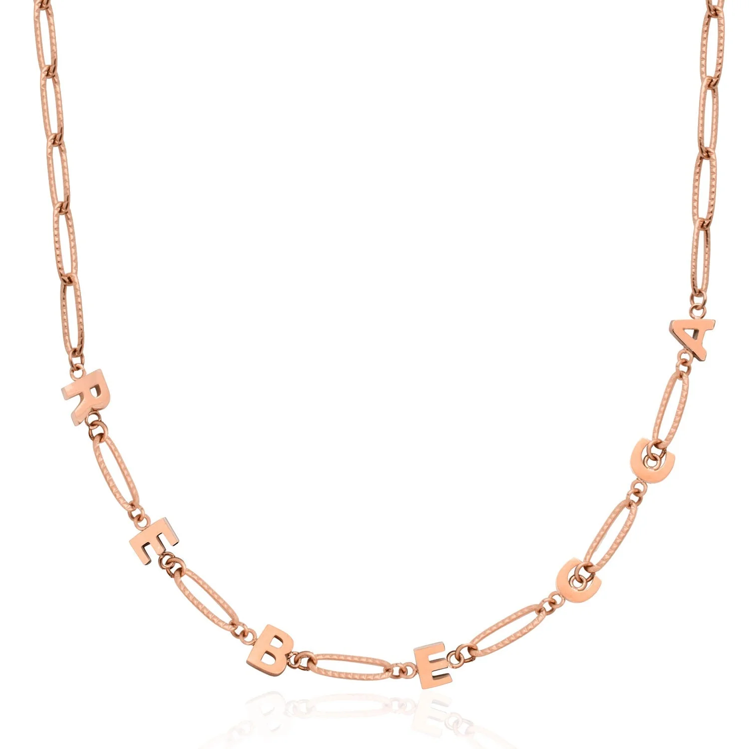 Made Mine Name Necklace - Rose Gold - Image 7