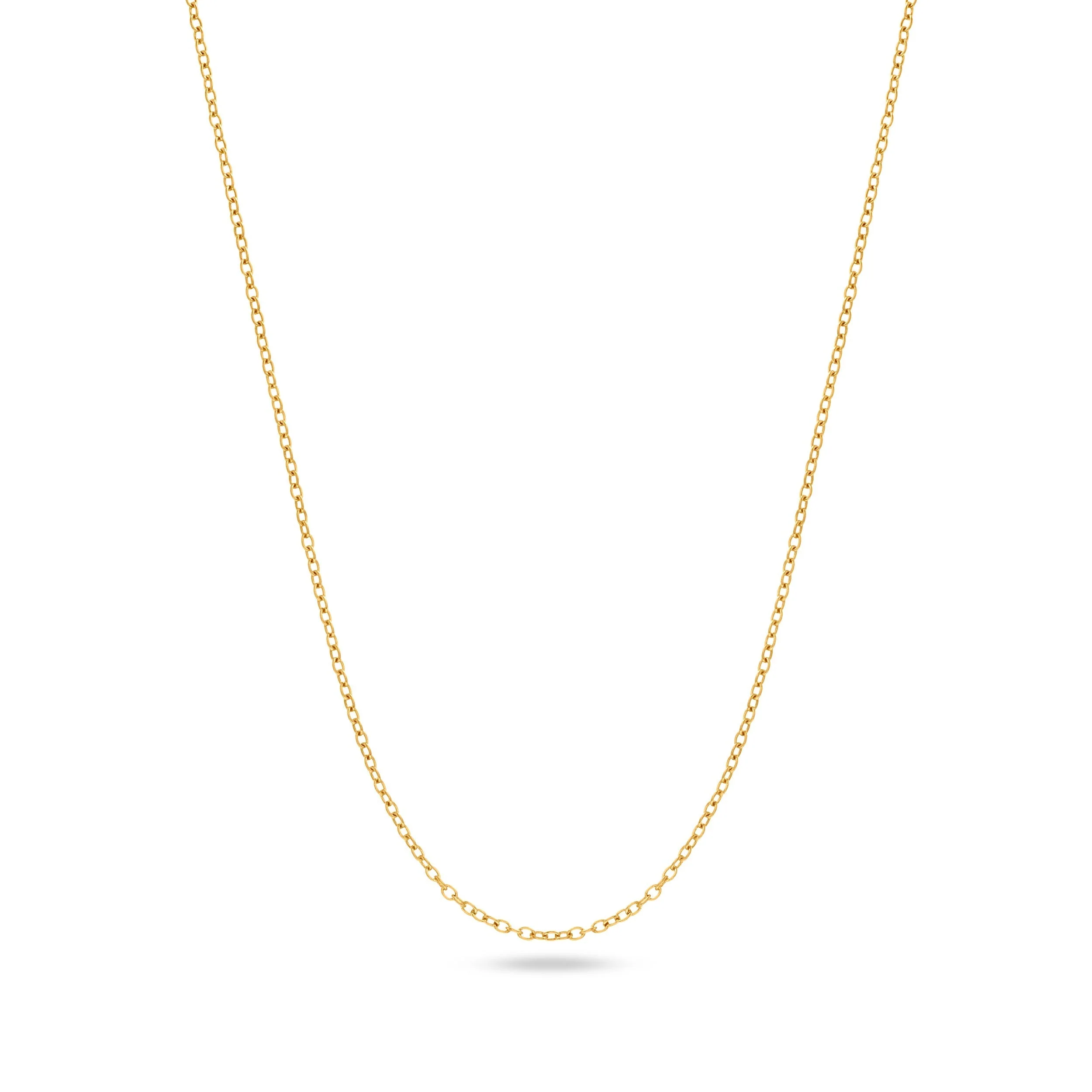 Mini Custom Stamped T-Bar Necklace (Gold) - Image 8