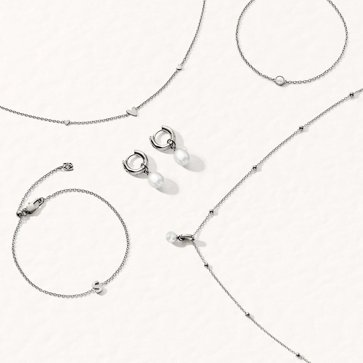 Mini Heart Necklace (Silver) - Image 4