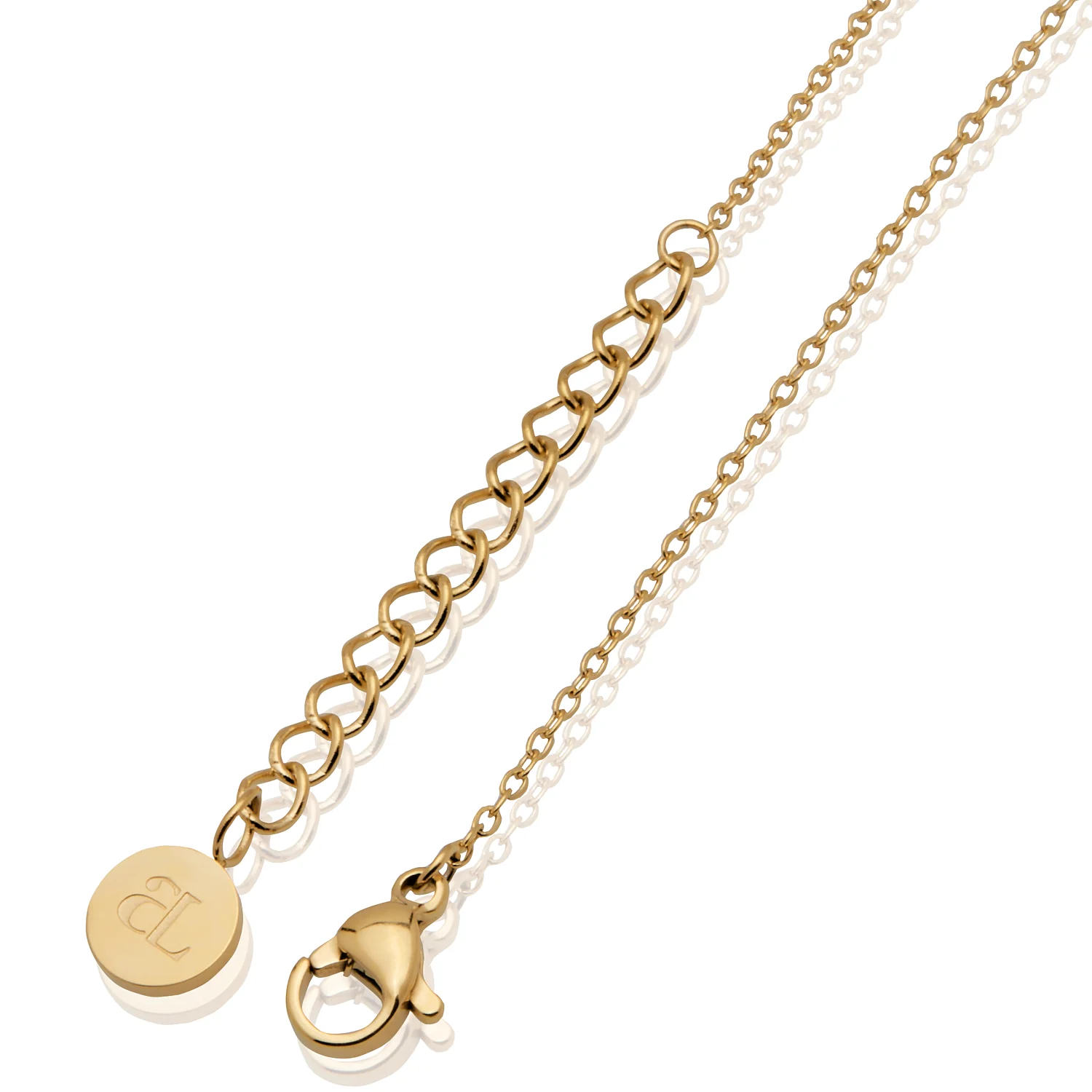 Mini Initial Necklace (Gold) - Image 2