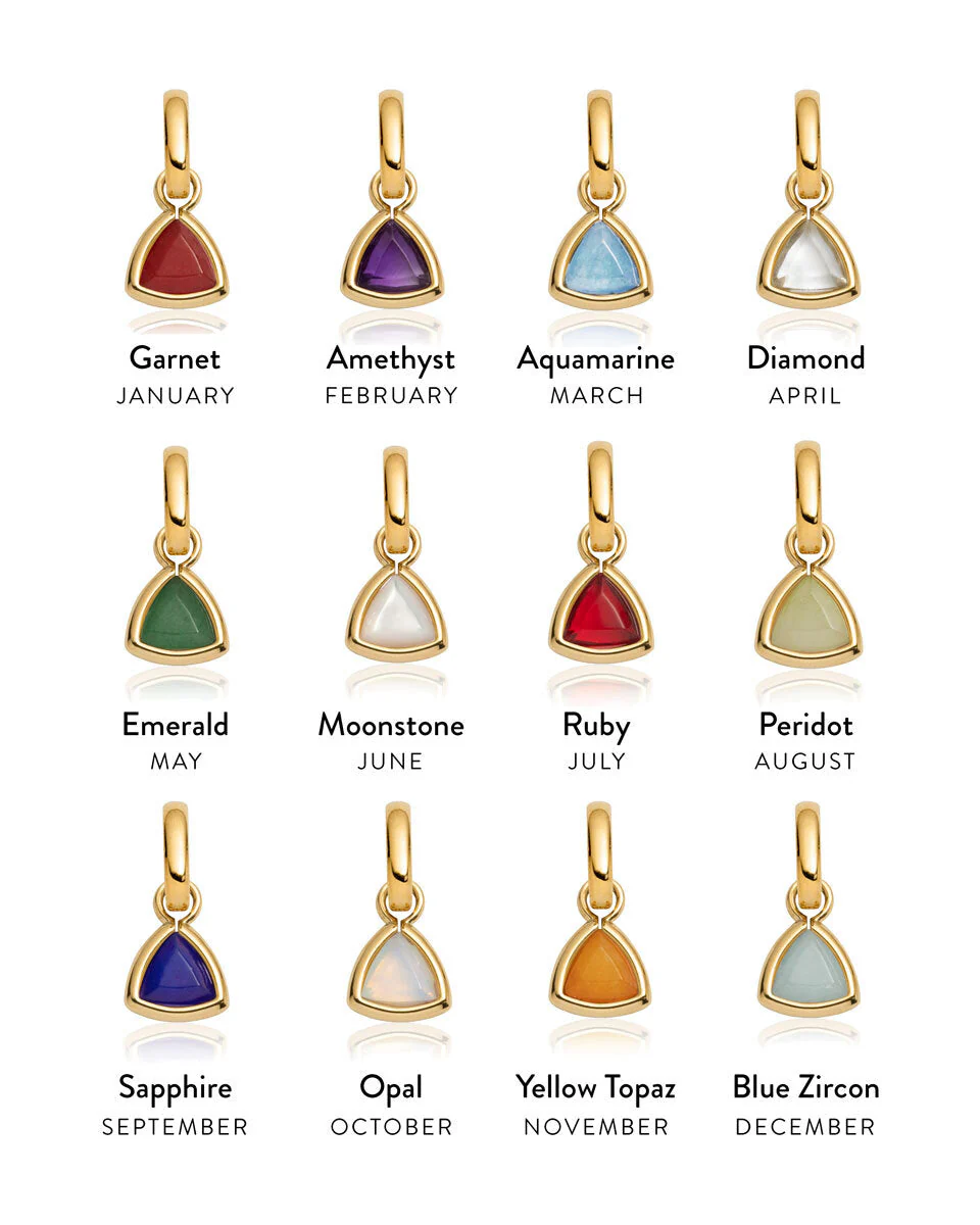 Mini Letter Sphere Chain Necklace (Gold) - Image 7