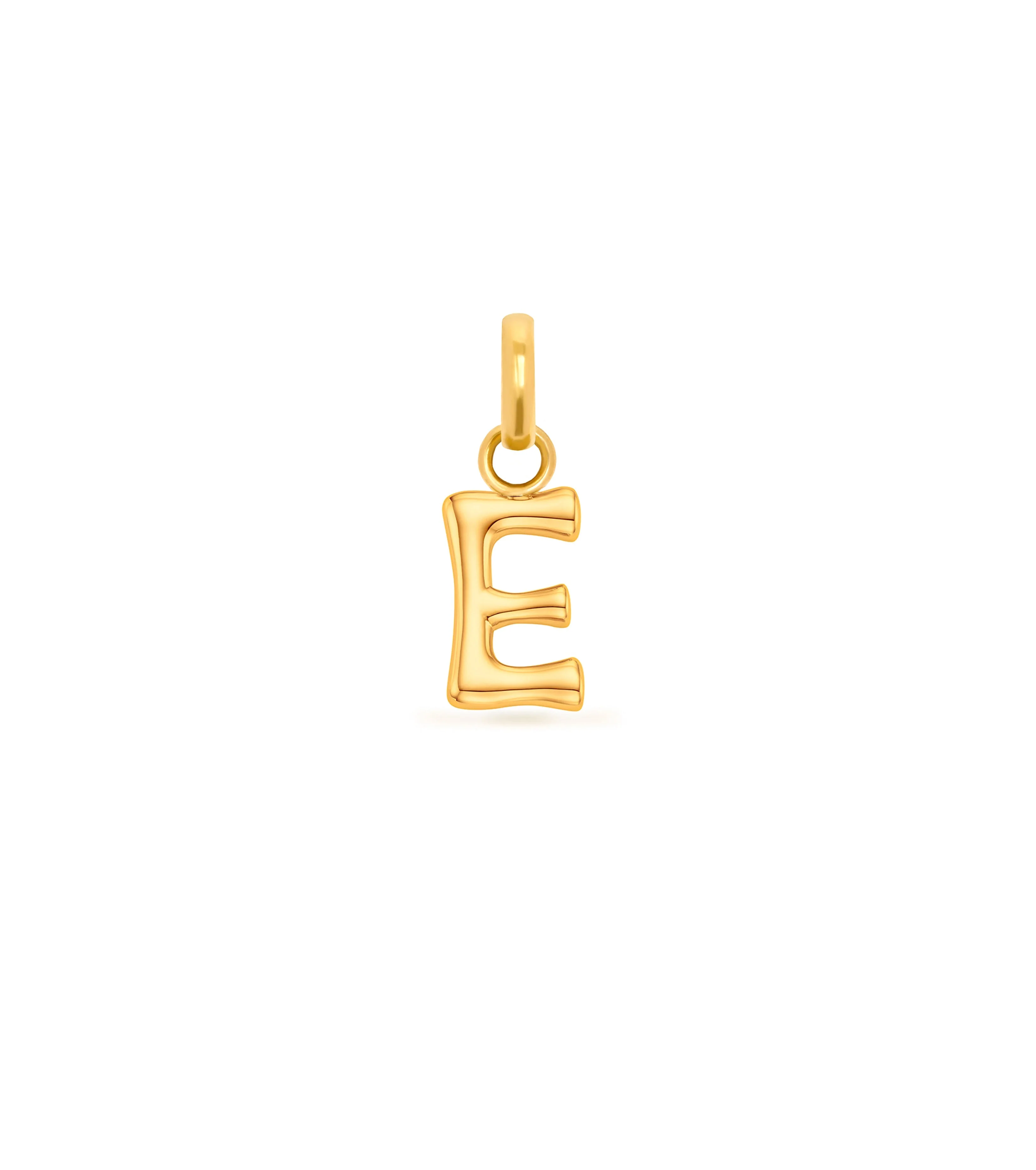 Mini Molten Initial & Moonstone Charm Layered Necklace Set (Gold) - Image 8