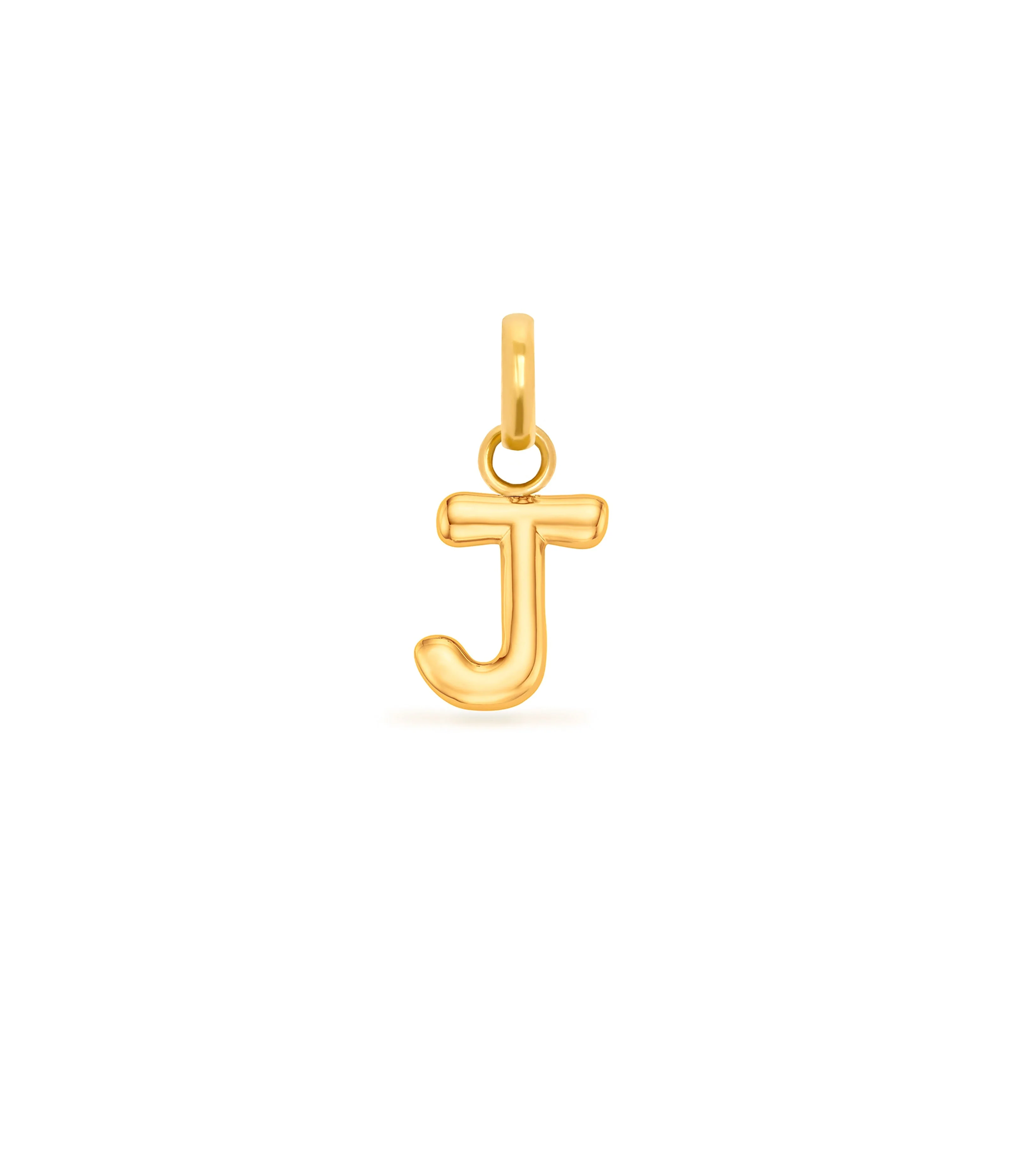 Mini Molten Initial & Moonstone Charm Layered Necklace Set (Gold) - Image 13