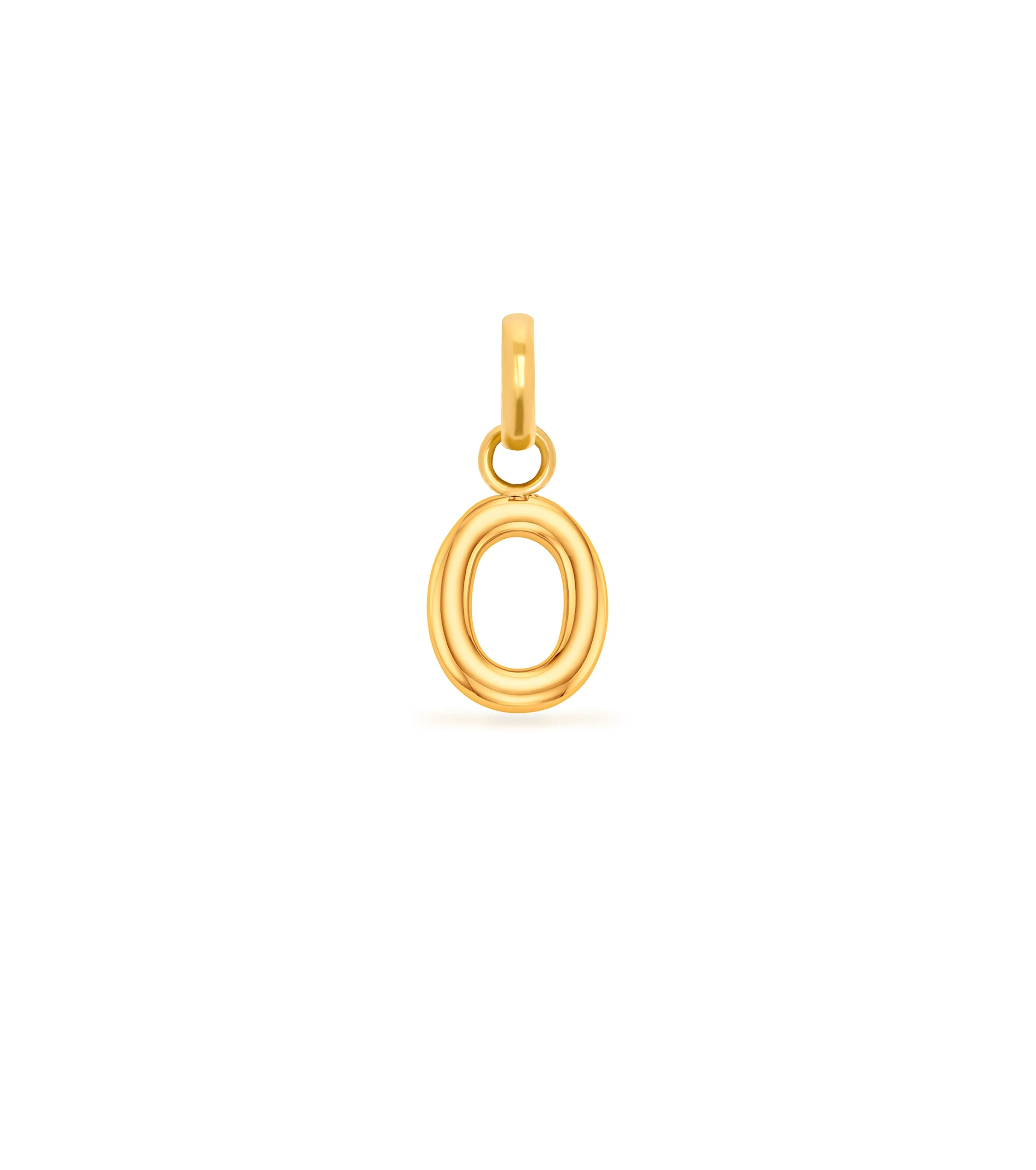 Mini Molten Initial Pendant (Gold) - Image 16