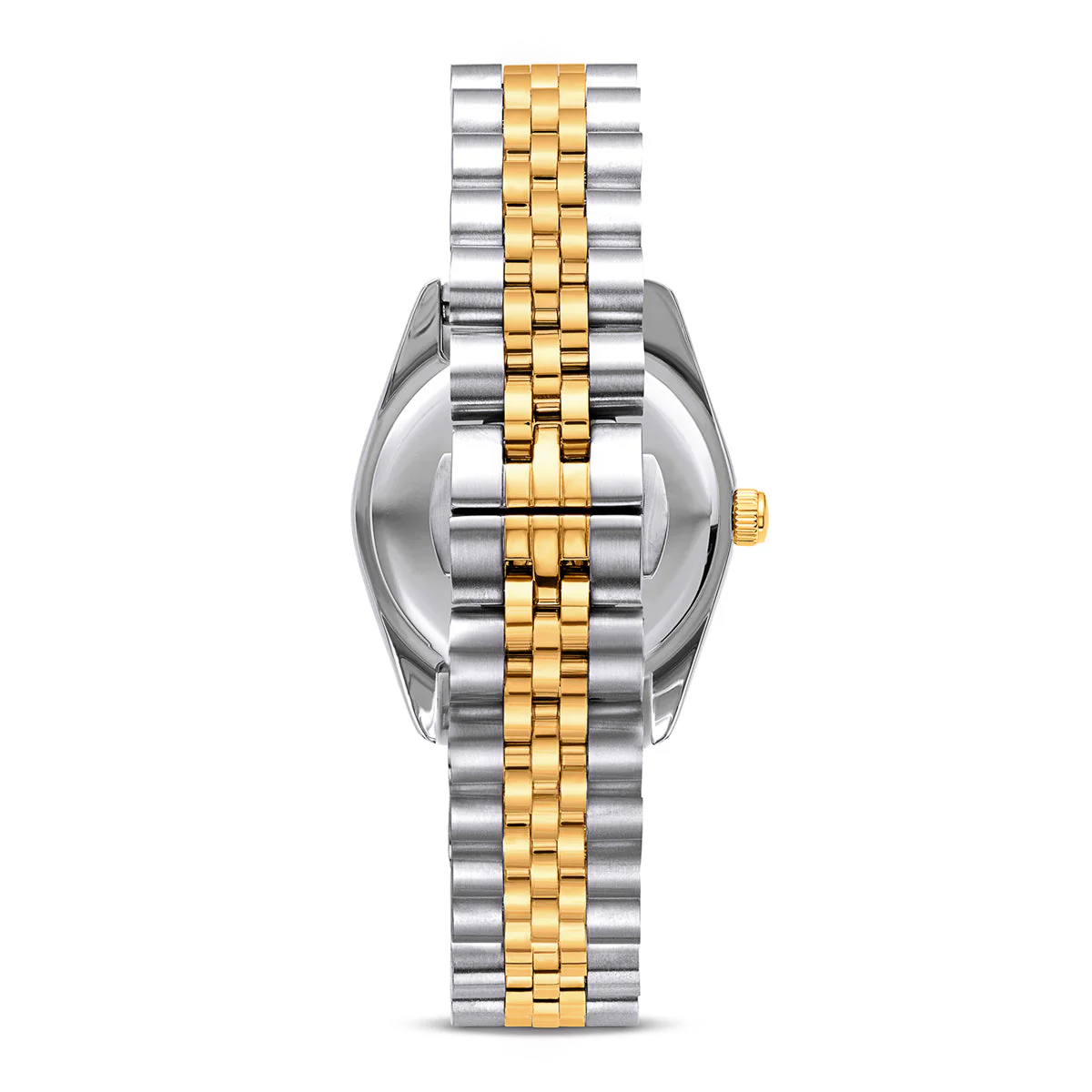 Mini Two Tone Emerald Link Belgravia 30 Watch - Image 6