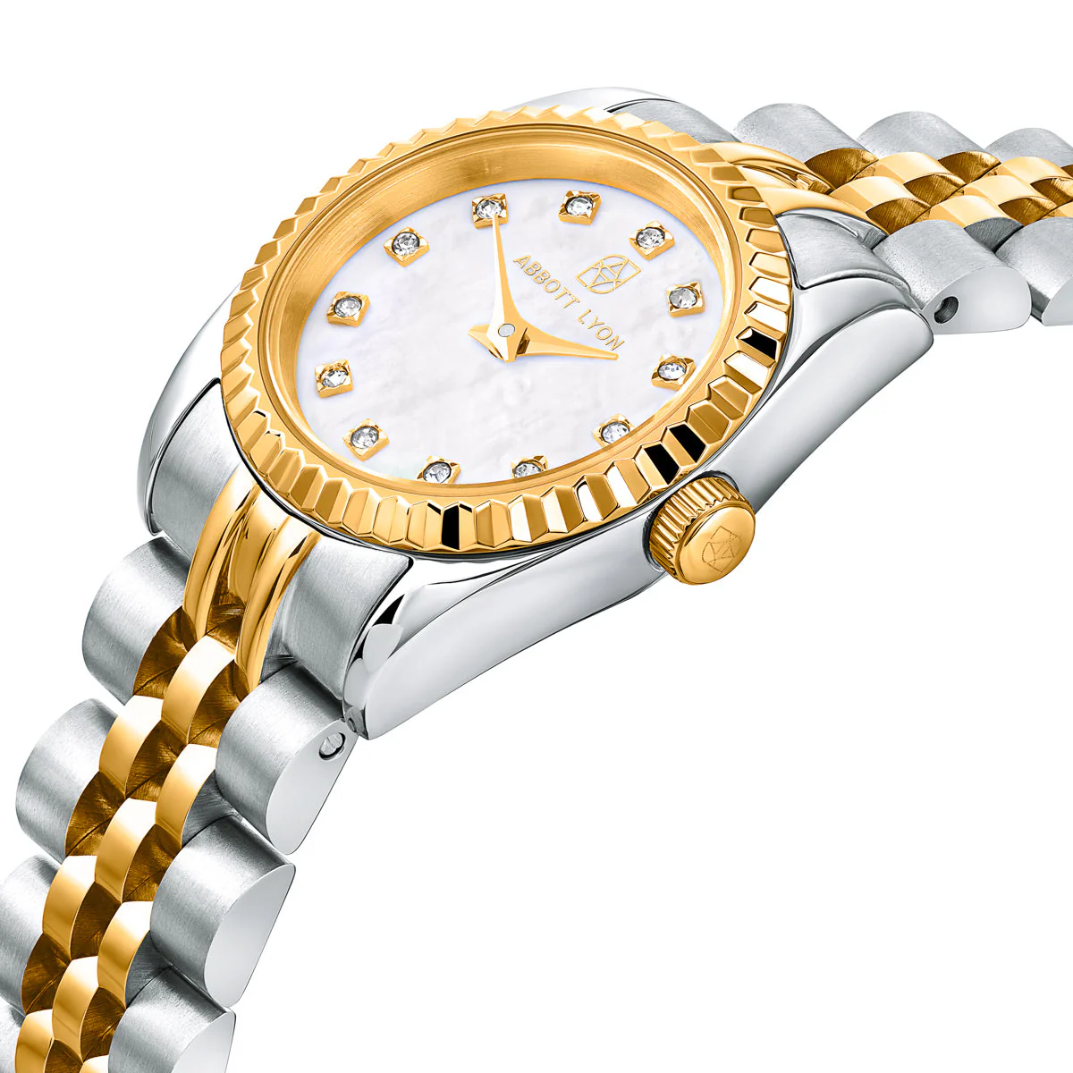 Mini Two Tone Pearl Link Belgravia 23 Watch - ENGRAVING TEST - Image 6