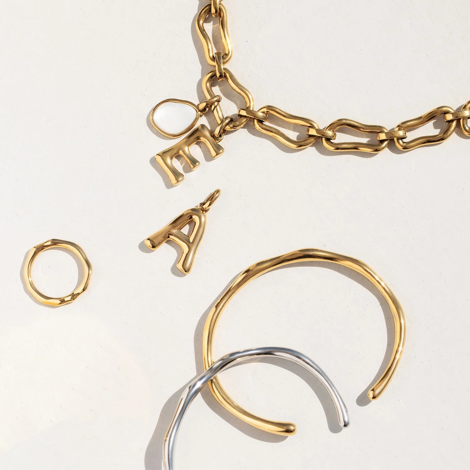 Molten Bangle (Silver) - Image 4