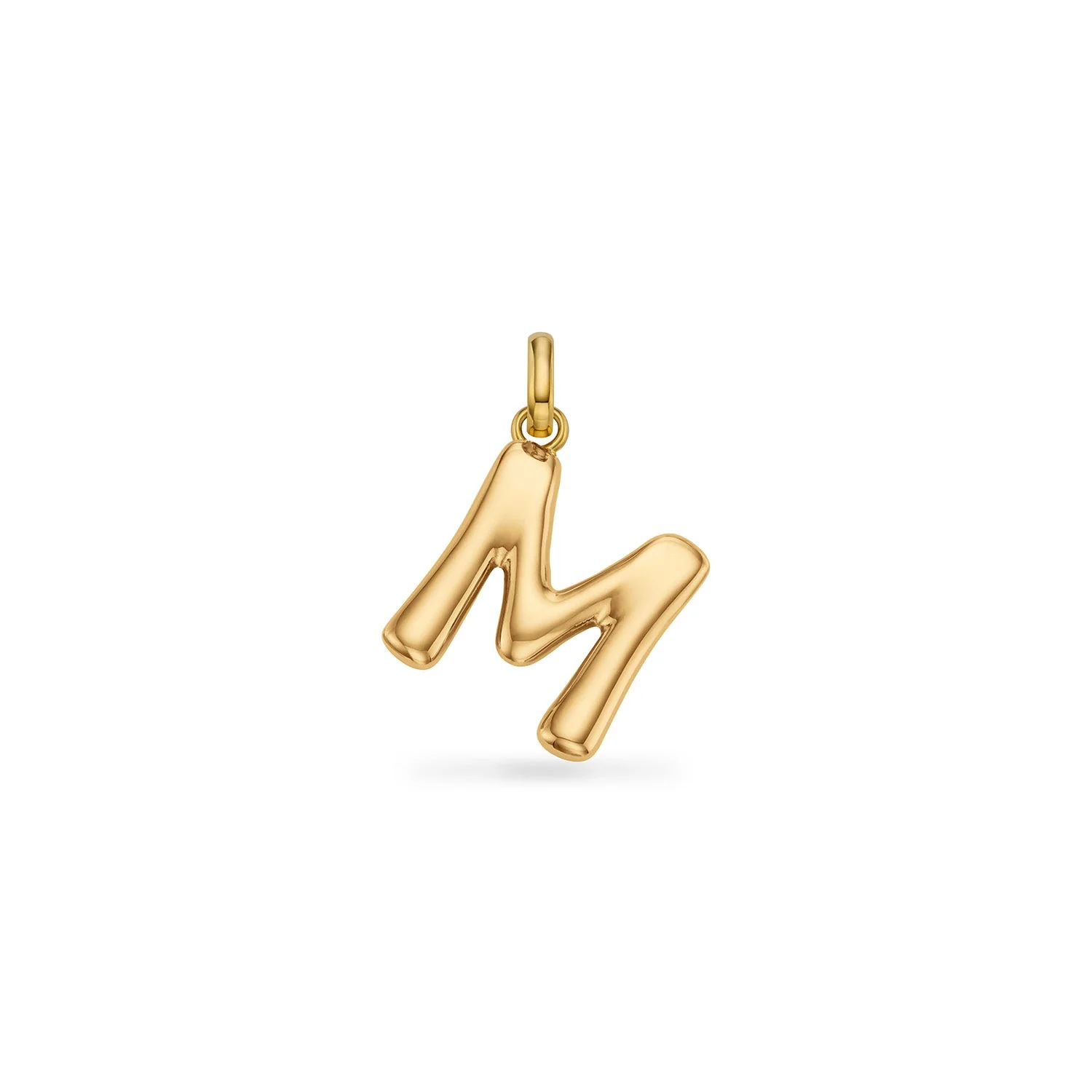 Molten Initial Pendant (Gold) - Image 13
