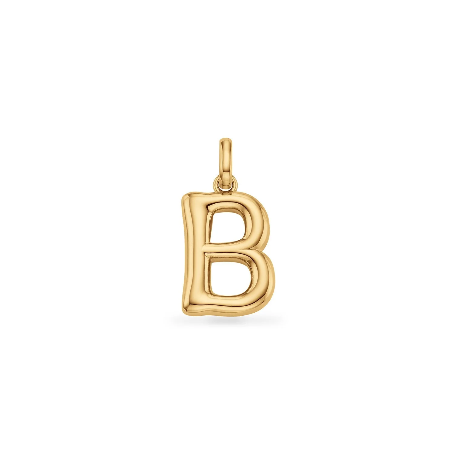 Molten Initial Pendant (Gold) - Image 2