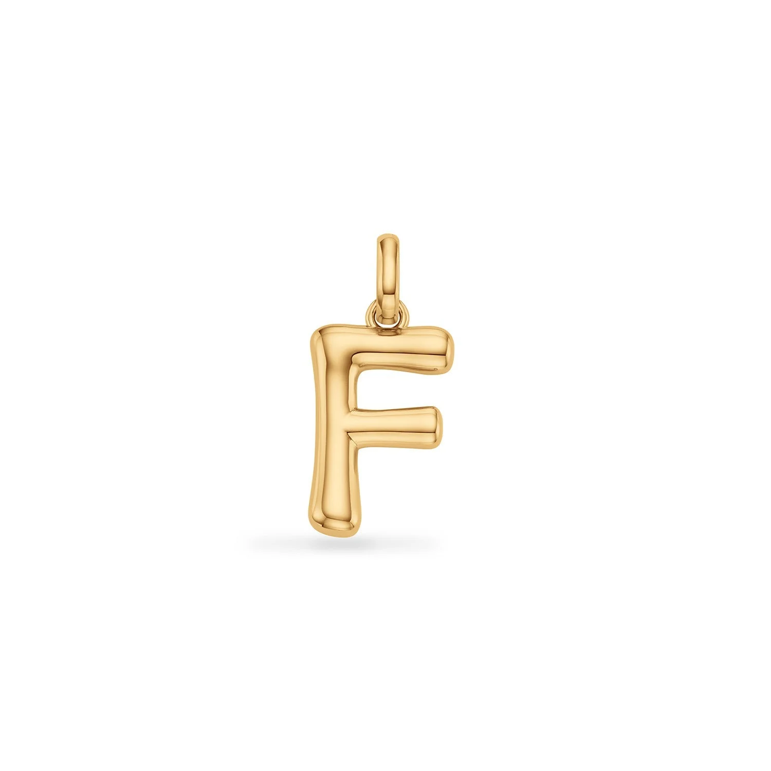 Molten Initial Pendant (Gold) - Image 6