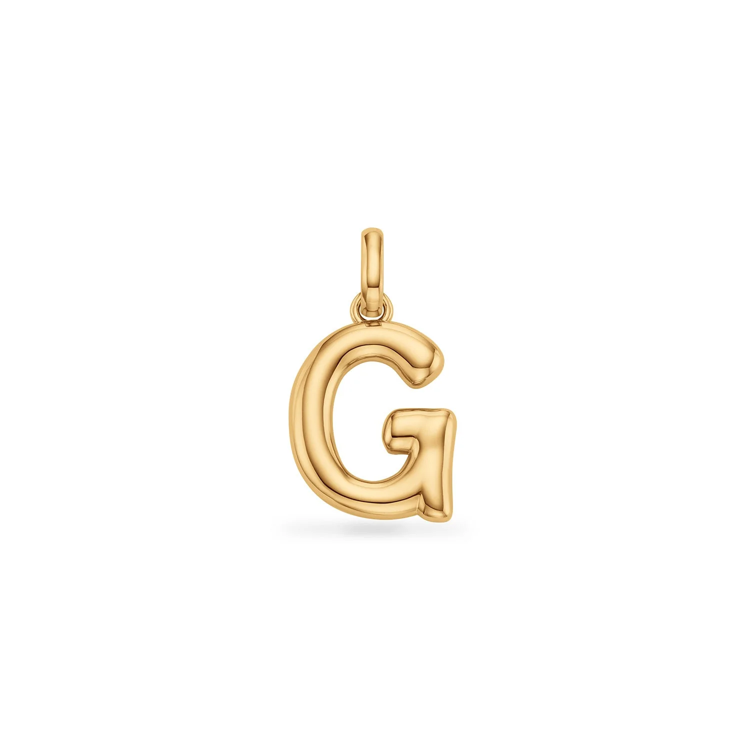 Molten Initial Pendant (Gold) - Image 7