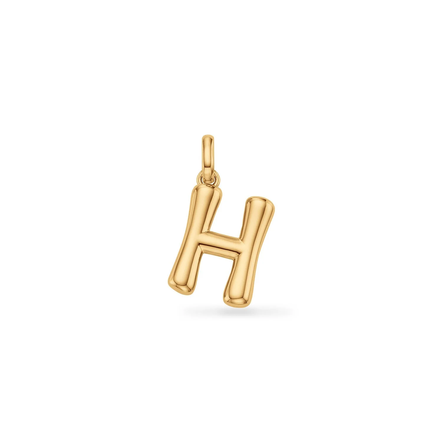 Molten Initial Pendant (Gold) - Image 8