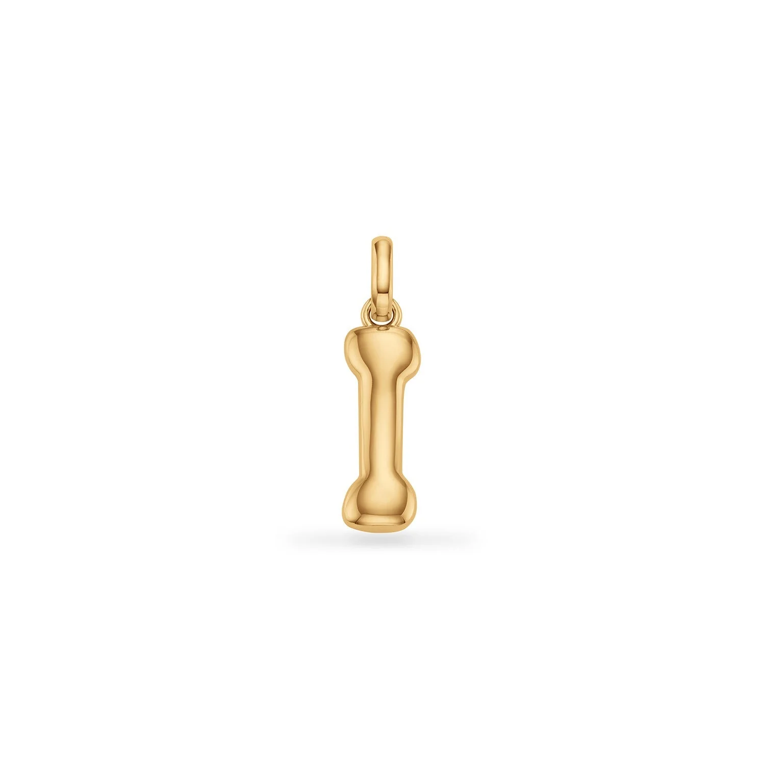 Molten Initial Pendant (Gold) - Image 9
