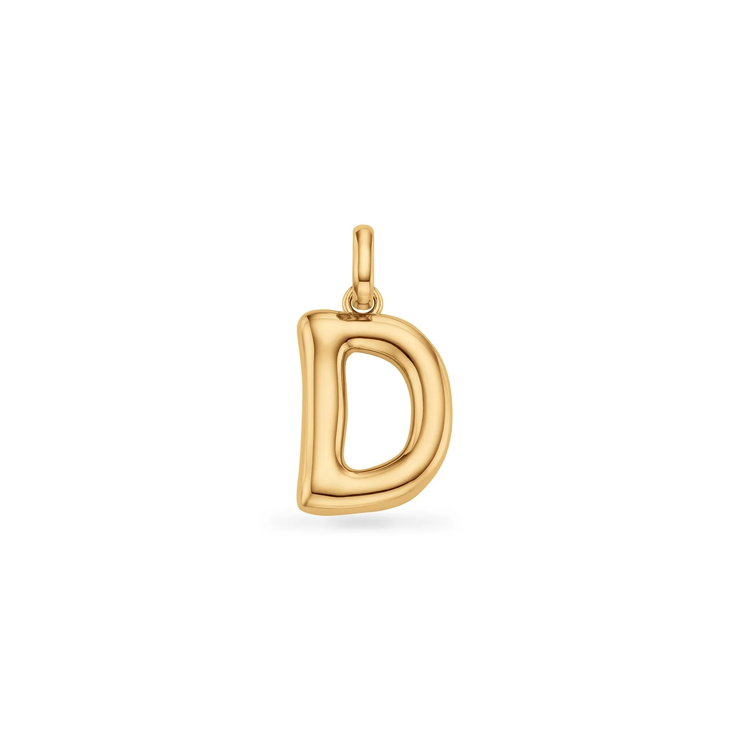 Molten Initial Pendant (Gold) - Image 9